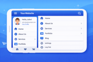 Mobile Website Navigation