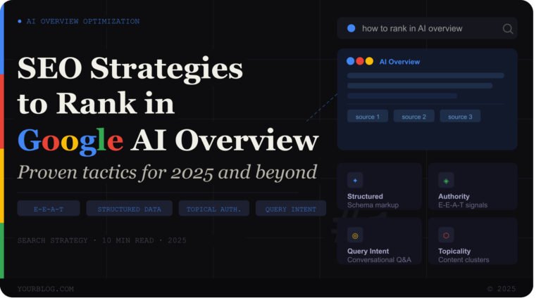 How to Rank in Google AI Overview (SGE) in 2026